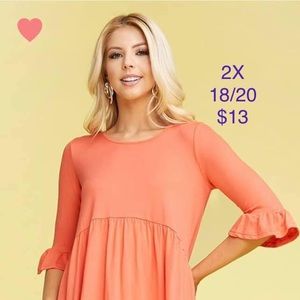 Ruffle Sleeve Top